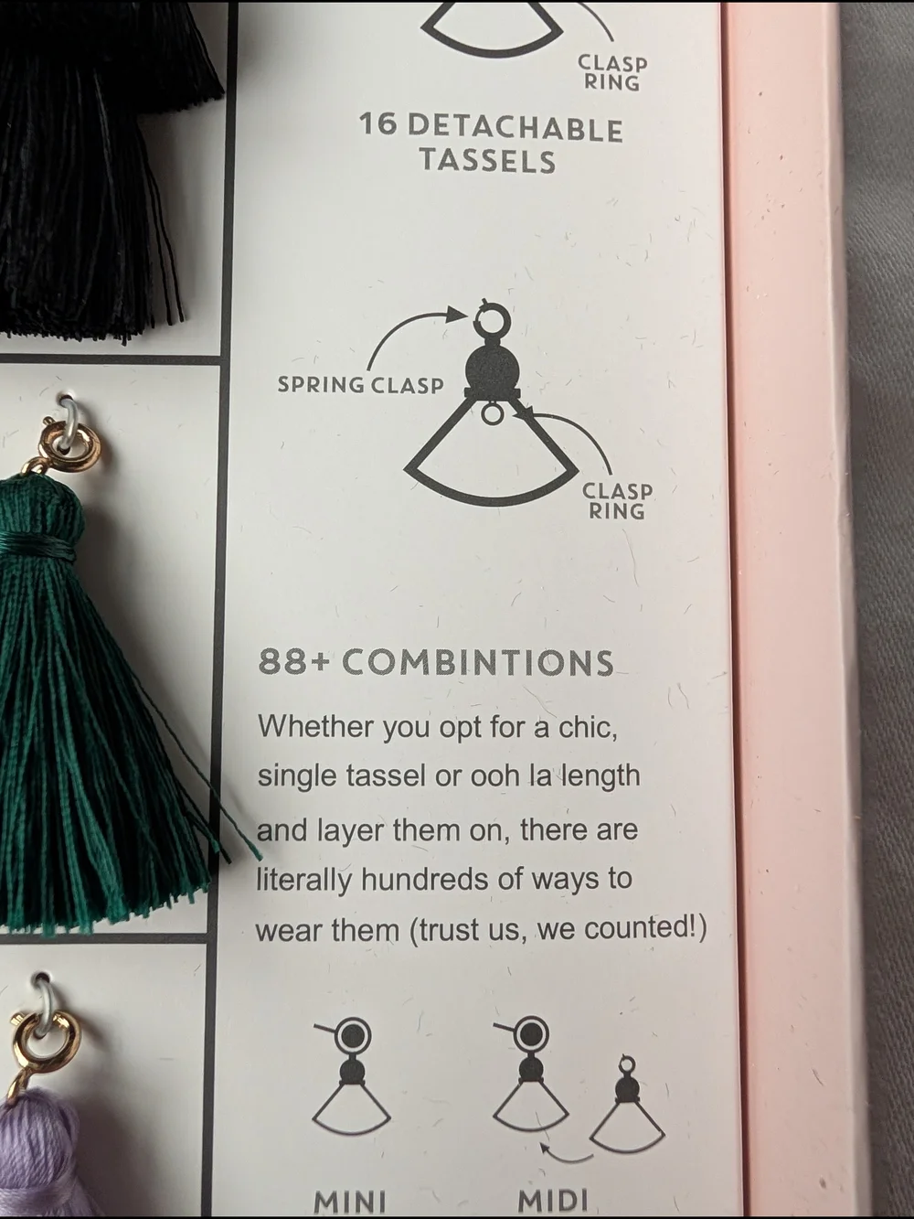 Baublebar For SugarFix Tassel Earrings Set – Mixed Colors 88+ Combinations